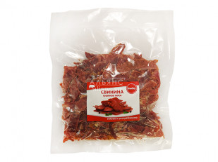 Конина вяленая (строганина): Свинина вяленая (строганина)