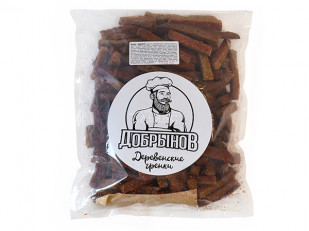 Ресторанные гренки с морской солью: Деревенские гренки с аджикой