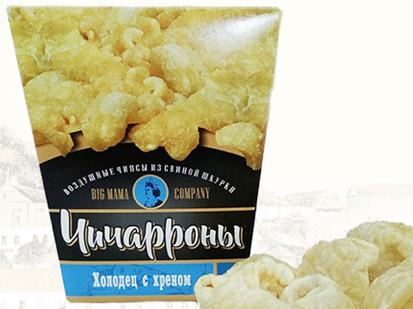 Чичарроны со вкусом холодца и хрена в Бийске