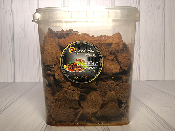 Ржаные гренки со вкусом шашлыка в Бийске