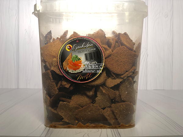 Ржаные гренки с семгой и сыром в Бийске