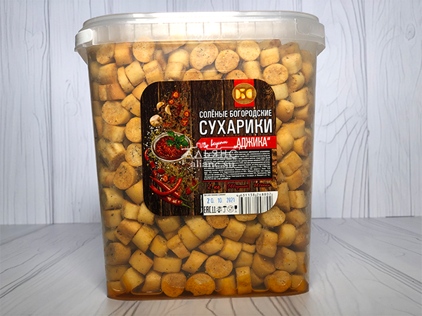 Сухарики с аджикой в Бийске