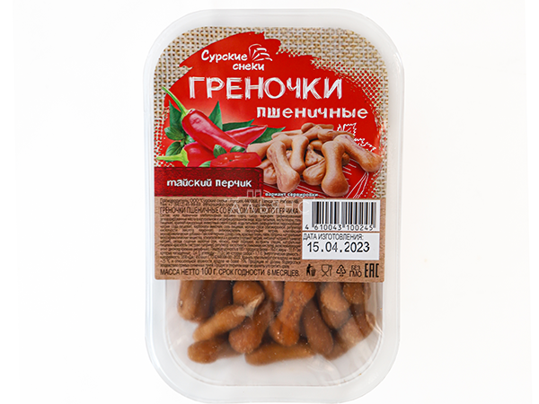 Сурские гренки Тайский перчик (100 гр) в Бийске