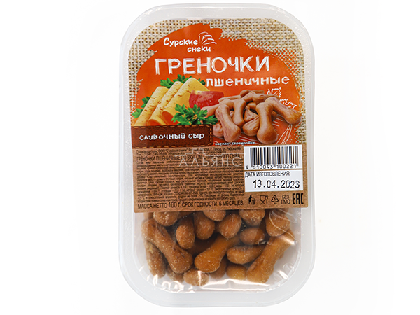Сурские (ПШЕНИЧНЫЕ) Сливочный сыр (100 гр) в Бийске