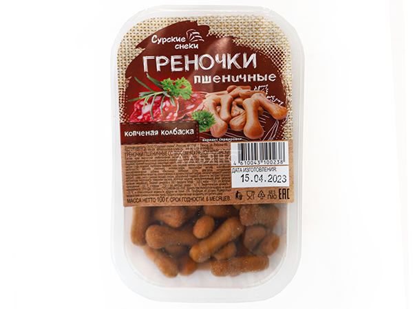 Сурские (ПШЕНИЧНЫЕ) Копченая колбаска (100 гр) в Бийске