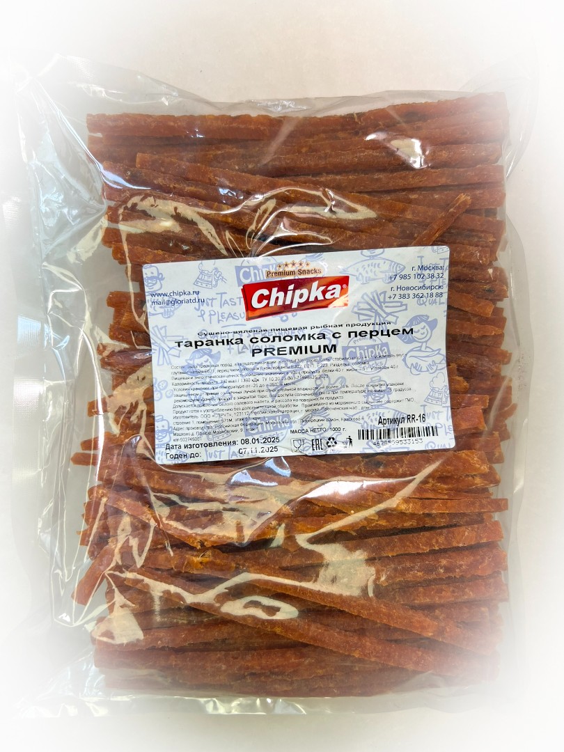 Таранка с перцем (соломка) (Chipka ПРЕМИУМ) в Бийске