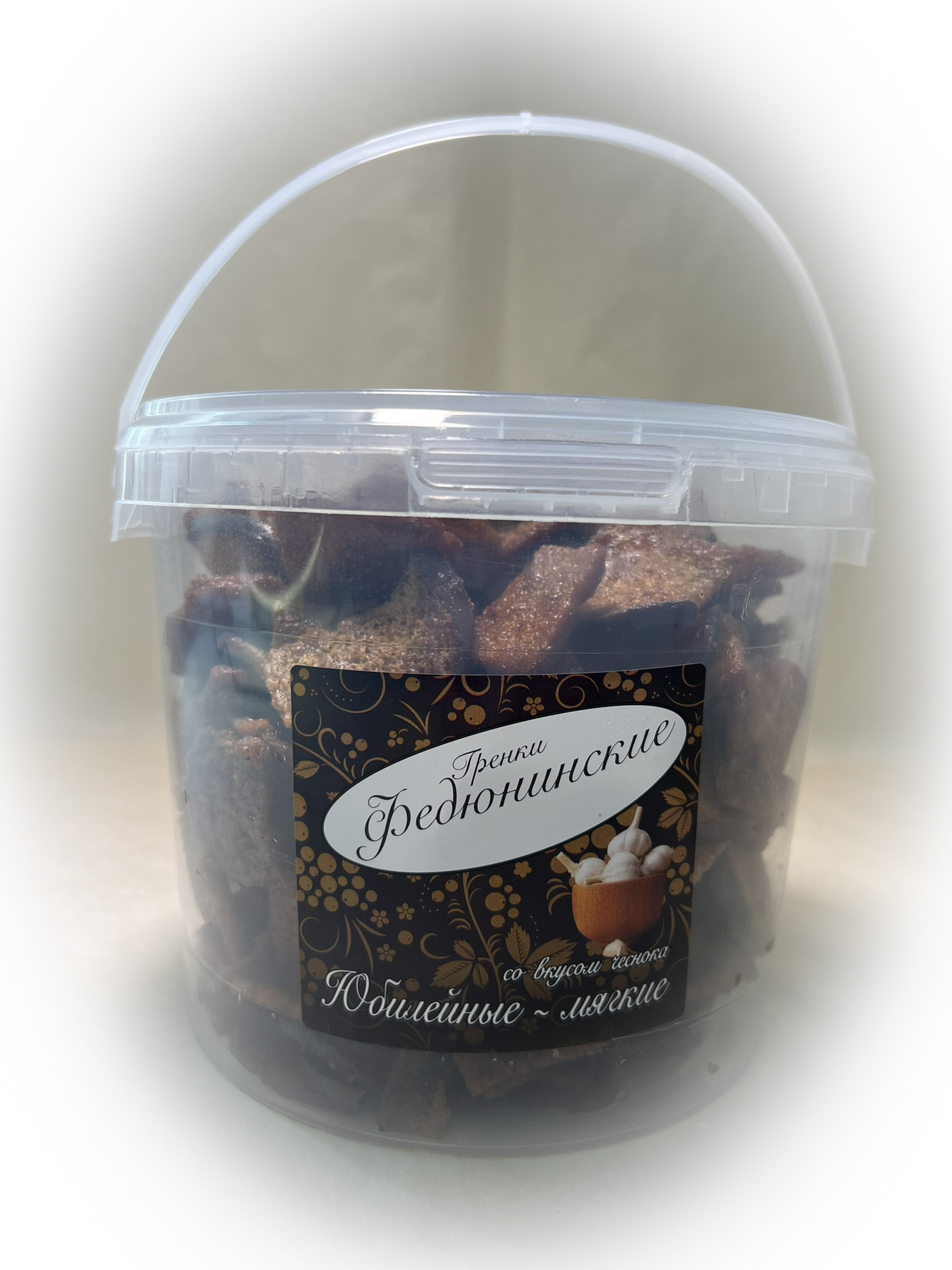 Гренки "ФЕДЮНИНСКИЕ" "Чеснок" (ведро 900 гр.) в Бийске