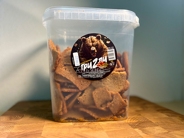 Ведро Ржаные гренки со вкусом Крылышки Барбекю (1 кг) в Бийске