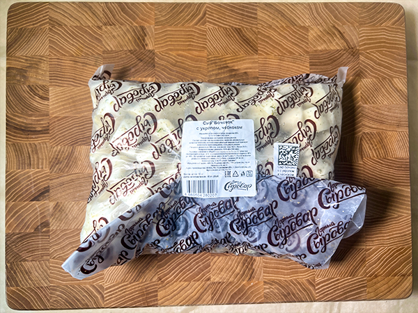 Сыр 1 кг ГОРНЫЙ СЫРОВАР (Бочонок с укропом и чесноком) в Бийске