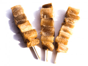 Вобла соломка: Шашлычок из сома холодного копчения