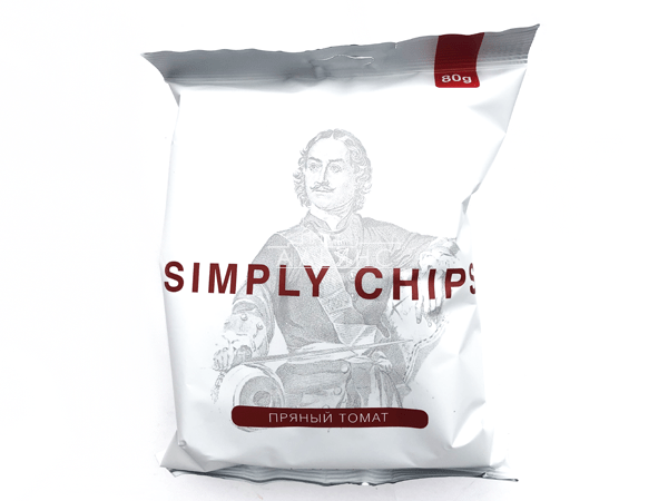Картофельные чипсы "Simple chips" Пряный томат 80 гр. в Бийске